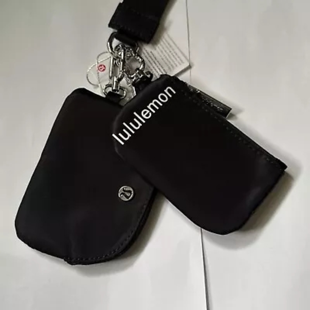 COPY - Lululemon Black Keychain Pouch Set